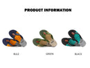 Men's Flip Flops with EVA-PVC Dual Sole, 3 Colors (Black/Blue/Green) for Comfort & Style for Summer Beach & Daily Wear(Black)-2