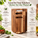 3Pcs Wooden Cutting Board Set with Storage Stand, Chopping Boards for Kitchen Food Preparation-7