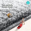 Ultra-soft and absorbent bathroom mat | 3.5cm thick, antibacterial and non-slip TPR material, machine washable, quick-drying, suitable for showers, bathtubs and entryways (Gray, 15.75*23.62in)-4