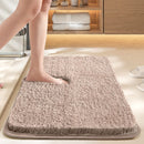 Ultra-soft and absorbent bathroom mat | 3.5cm thick, antibacterial and non-slip TPR material, machine washable, quick-drying, suitable for showers, bathtubs and entryways (Gray, 19.69*31.5in)-1