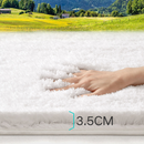 Ultra-soft and absorbent bathroom mat | 3.5cm thick, antibacterial and non-slip TPR material, machine washable, quick-drying, suitable for showers, bathtubs and entryways (Gray, 19.69*31.5in)-6