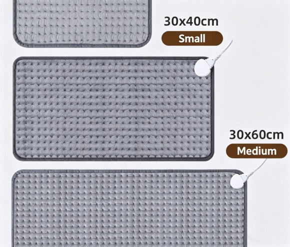 Portable Electric Heating Pad | Fast Heat Therapy Pad for Muscle Soreness & Body Ache, Adjustable Temperature Auto Shut Off Washable Warm Heating Mat for Home Pain Relief (40*76)