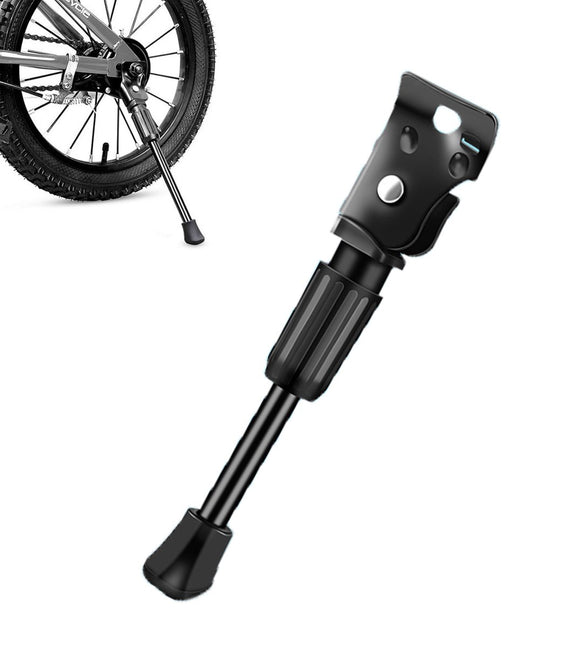 14 Inch - Bicycle Stand for Children's Bikes - MTB Kickstand - Single Bicycle Stand - Bicycle Accessories for Children - Bicycle Stand - Side Stand for Bicycles - Bicycle, E-Bike, City Bike & Mountain Bike - Black - Easy to Install