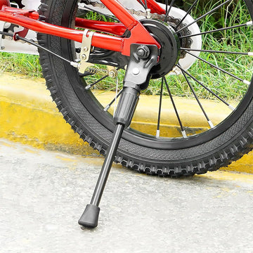 18 Inch - Bicycle Stand for Children's Bikes - MTB Kickstand - Single Bicycle Stand - Bicycle Accessories for Children - Bicycle Stand - Side Stand for Bicycles - Bicycle, E-Bike, City Bike & Mountain Bike - Pink - Easy to Install - 0