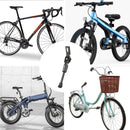 12 Inch - Bicycle Stand for Children's Bikes - MTB Kickstand - Single Bicycle Stand - Bicycle Accessories for Children - Bicycle Stand - Side Stand for Bicycles - Bicycle, E-Bike, City Bike & Mountain Bike - Pink - Easy to Install-5