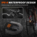 4Pcs Turn Signals for Bicycles with Alarm, USB Charging Remote Control Split/Integrated Bike Tail Light Rear Lights Can be Mounted on Front and Rear of Bicycle-3