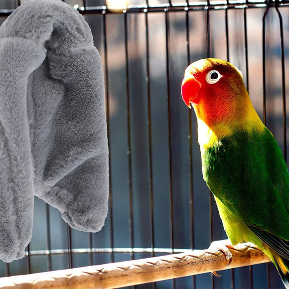 2 Pieces Comfort Corner  Bird Blanket, Cuddle Nest Hanging Toy for Bird Cage, Warm Bird Shelter Bed for Small and Medium Parrots, Cockatiel Pigeon and Lovebirds (M)