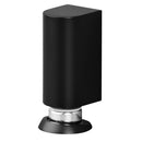 Silent Magnetic Door Stoppers - Matte Black Door Stopper, Stainless Steel Windproof Heavy Duty Gripper, Adjustable Height for Door Gaps, Keep Door Open-1