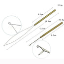 Professional Hair Extension Tools Kit, Hair Extensions Remover Pliers, Micro Links Beads Hair Pulling Hook & Microbead Ring Loop Tool Stainless Steel Hair Supplies Packed in Soft Case-4