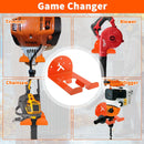 Trimmer Rack Wall Mount - Heavy Duty Wall Hanger for Grass Trimmer Garden Tools Chainsaw Hedge Trimmer 1 Pack Orange（D model）-3
