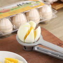 Best Utensils Stainless Steel Egg Slicer Wedger Cutter, Divides Hard Boiled Eggs Into 6 Equal Segments In One Action-2