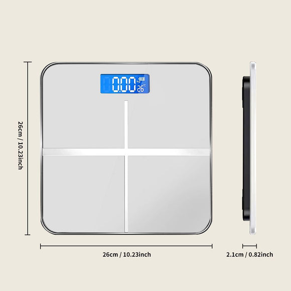 396-pound Weight Scale, Electronic Scale, Bathroom Scale, Personal Scale, High-precision Weight Scale, With LCD High-definition Display And Temperature Display (switchable KG/LB Units) Large Platform, Durable And Safe, Suitable For Various Scenarios