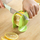 4Pcs  Multi-function Fruit Slicer Cutter Tool-Green-3