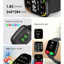 Apricot Unisex Health Monitoring Smart Watch with Call Function-3