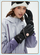 USB Heated Gloves for Outdoor White-9