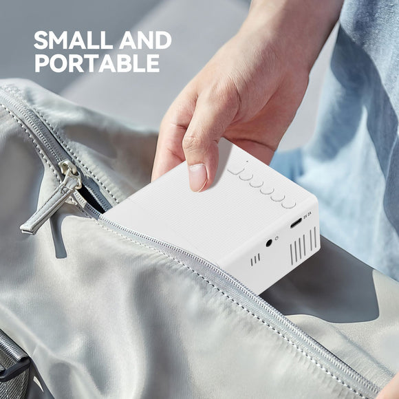 White M3S 1080P Mini Projector USB-Powered Version Includes Manual