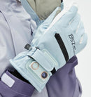 Winter Self-Heating Windproof Touchscreen Gloves-Blue and White-1