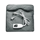 Electric Foot Warmer Mat, Dark Grey Double-Sided Heating Foot Blanket with 6 Temperature Settings and Even Heating-1