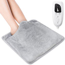 Electric Foot Warmer Mat, Dark Grey Double-Sided Heating Foot Blanket with 6 Temperature Settings and Even Heating-2
