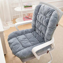 Winter Thick Fleece Seat & Back Cushion Set - 90cm Sofa Office Chair Warmer (PINK)-14
