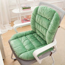 Winter Thick Fleece Seat & Back Cushion Set - 90cm Sofa Office Chair Warmer （dark green）-8