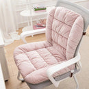 Winter Thick Fleece Seat & Back Cushion Set - 90cm Sofa Office Chair Warmer （dark green）-15