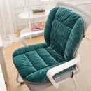 Winter Thick Fleece Seat & Back Cushion Set - 90cm Sofa Office Chair Warmer （aqua）-15