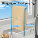 No Drill 360° Rotating Drain Sponge Holder with Tray Kitchen Sink Organizer(GREY)-7
