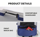 Cat Backpack Carrier - Lightweight, Foldable, Shape-Retaining Travel Bag for Cats and Small Dogs up to 8kg(Sakura powder)-9