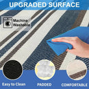 Double-layer Nylon Picnic Mat High-density Waterproof Base + Nylon Padding Lightweight Foldable with Carry Handle Machine Washable & Easy Care  Ideal for Beach Camping Park Outdoor Picnics。（150*200CM)-6