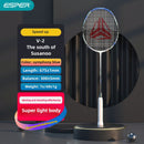ESPER Explorer V2 Susanoo 7U Ultra-Light Badminton Racket 30T/40T High-Elastic Carbon Fiber with Grip and Gift Box Suitable for Beginners and Advanced Players.(GREEN)-10