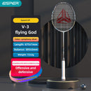 ESPER V3 Badminton Racket 72g Ultra-Light 6U Graphene Carbon All-Around Professional Match Training Durable Stylish Racket(Phantom violet)-9