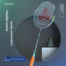 ESPER V4 Badminton Racket 82g Lightweight 4U Full Carbon Fiber All-Around Professional Match Training Durable Stylish Racket(Fluorescent gold red)-3