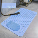 Anti-Slip Massage Shower Mat with Suction Cups Foot Spa Bathroom Mat(BLUE)-1