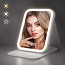 LED Makeup Mirror with Lights, 3 Color Modes Touch Control, Rechargeable Travel Vanity Mirror(BLACK)-14