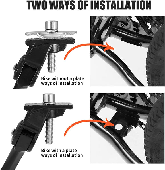 Bike Kickstand Children's Bicycle Kickstand Stand Folding Cycling Center Bracket 12" 14" 16" 18" 20" 22" 24" 26" 28" Bike Racks