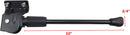 26 Inch Adjustable Aluminium Rear Bike Stands 2 Pack Black-2