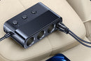 7 in 1 Cigarette Lighter Splitter QC3.0 PD 30W Charging 3 Socket Car Charger Adapter-5