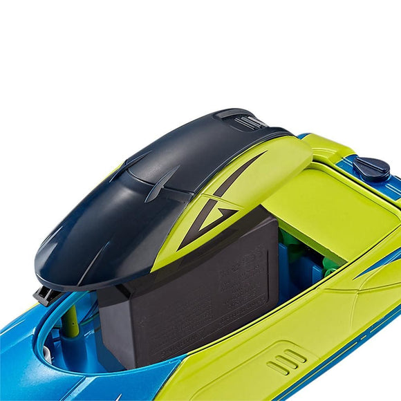 2.4GHz RC Speed Boat Toy - Remote Control Racing Yacht for Pools & Lakes Blue