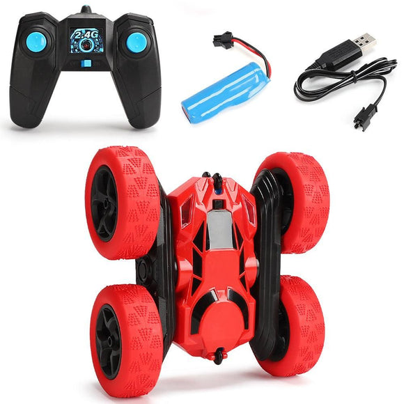 2.4GHz Remote Control Car Toy 4WD Rotating RC Car Toy Green