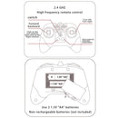 2.4Ghz Remote Control Gesture Sensor Toy Car Boat Truck 4WD Waterproof RC Amphibious Vehicle-Blue-6