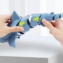2.4G Remote Control Shark Toy RC Simulation Shark for Swimming Pool Blue-7
