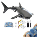 2.4G Remote Control Shark Toy RC Simulation Shark for Swimming Pool Blue-10