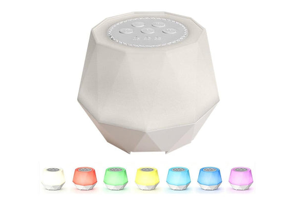Rechargeable Color Noise Sound Machine with 10 White Noises 7 Colors Timer