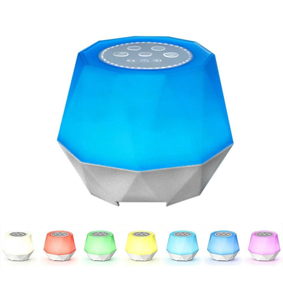 Rechargeable Color Noise Sound Machine with 10 White Noises 7 Colors Timer