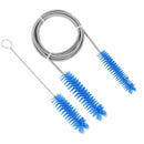 Double End Flexible Pipe Cleaning Brush Set - Blue-8