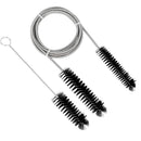 Double End Flexible Pipe Cleaning Brush Set - Black-1
