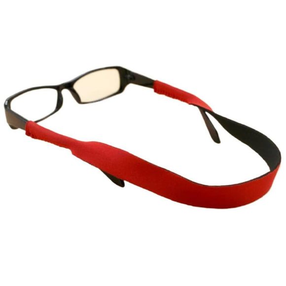 5Pcs Neoprene Eyeglass Holder Adjustable Sunglasses Retainer Strap for Sports - Red