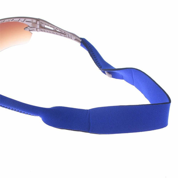 5Pcs Neoprene Eyeglass Holder Adjustable Sunglasses Retainer Strap for Sports - Blue