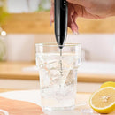 Handheld Milk Frother USB Rechargeable 3 Speeds Electric Foam Wand with 2 Whisks - Black-6